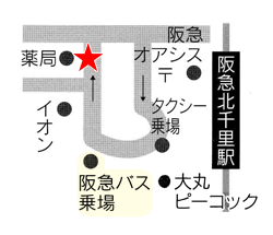 バス停、阪急北千里駅